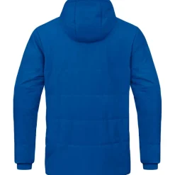 JAKO Voetbalkleding*Team coach jas met capuchon royal