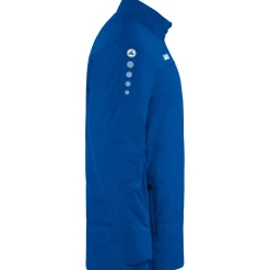 JAKO Voetbalkleding*Team coach jas zonder capuchon royal