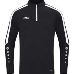 JAKO Voetbalkleding*Ziptop Power trainingsshirt zwart