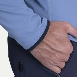 Kjus Skipullies|Wintersport*Feel Half-Zip skipully heren neptune deep space