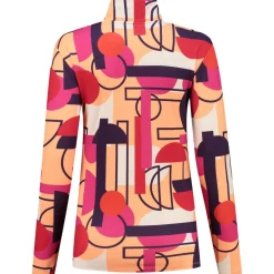 Kou Sportswear Skipullies|Wintersport* Geoshapes skipully dames colourful