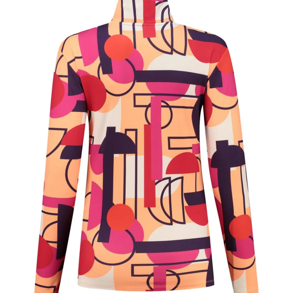 Kou Sportswear Skipullies|Wintersport* Geoshapes skipully dames colourful