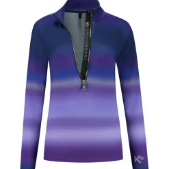 Kou Sportswear Skipullies|Wintersport* Sunset skipully dames purple darkblue