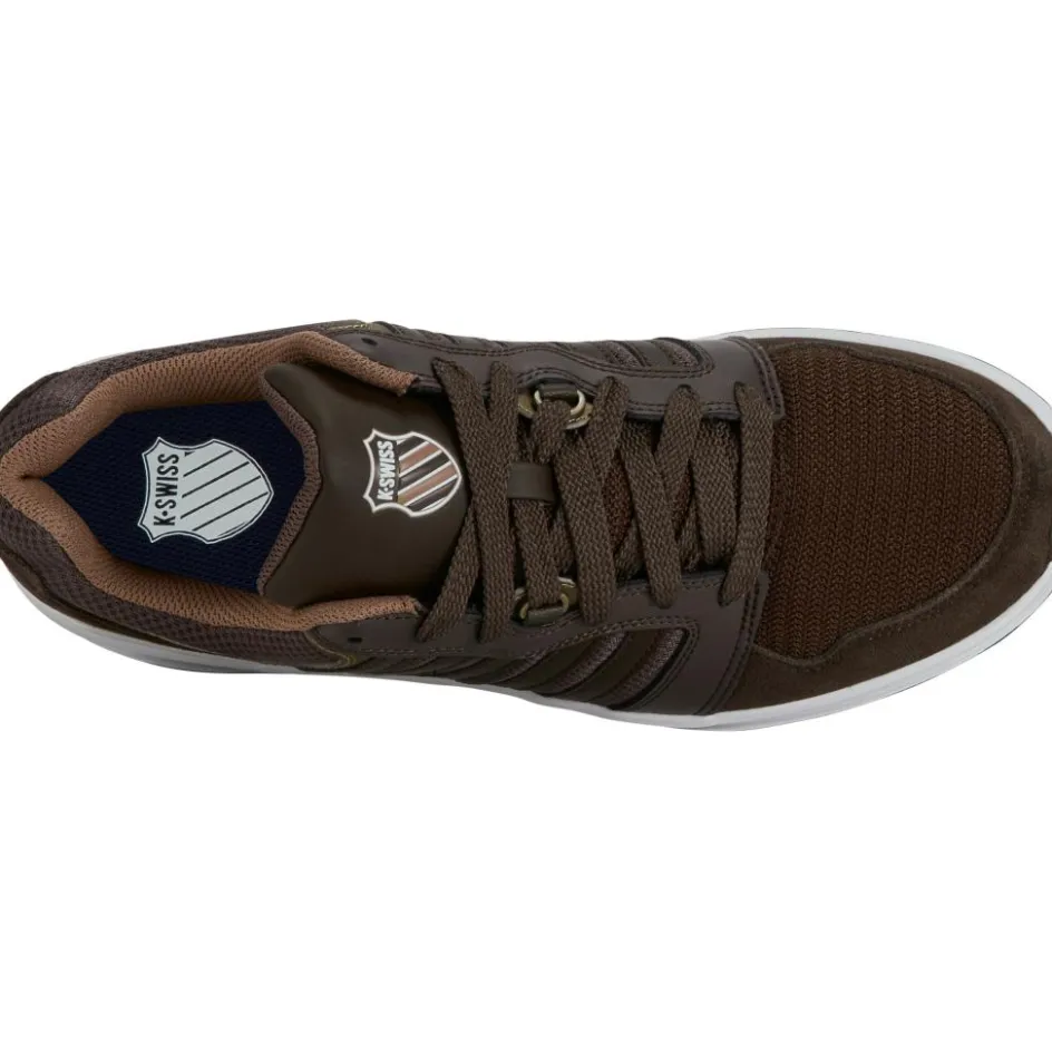 K-Swiss Schoenen*Rival Trainer T schoenen heren chocolate brown toasted coconut