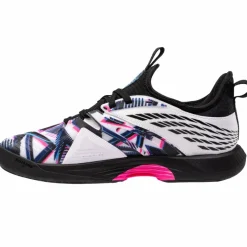 K-Swiss Padelschoenen*Speedtrac padelschoenen heren white black neon pink