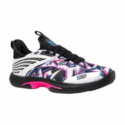 K-Swiss Padelschoenen*Speedtrac padelschoenen heren white black neon pink