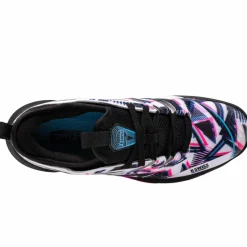 K-Swiss Padelschoenen*Speedtrac padelschoenen heren white black neon pink