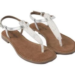 Lazamani Sandalen*75.625 sandalen dames t-strap silver