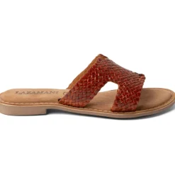 Lazamani Slippers*Flor slippers dames tan