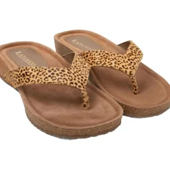 Lazamani Slippers*Laura slippers dames leopard