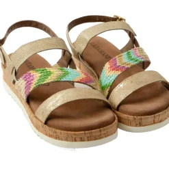 Lazamani Sandalen*Lindy sandalen dames gold