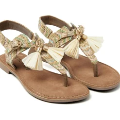 Lazamani Sandalen*Noa sandalen dames beige