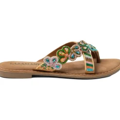 Lazamani Slippers*Perla slippers dames beas flower