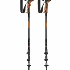 Leki Wandelstokken|Wandelstokken*Khumbu AS wandelstokken dark anthracite orange black