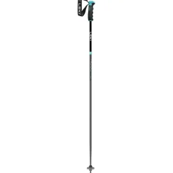 Leki Skistokken|Wintersport*Neolite Airfoil skistokken dames gunmetal  black light turquoise