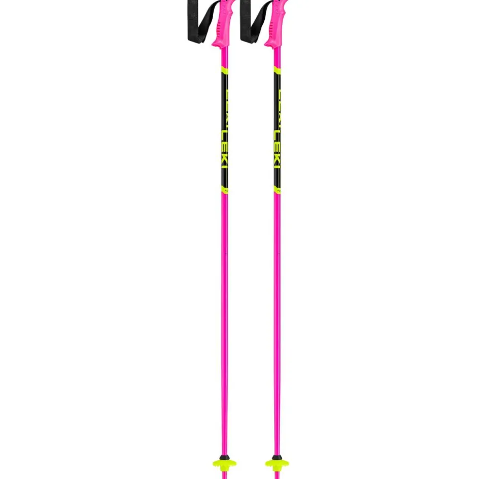 Leki Skistokken|Wintersport*Racing Kids skistokken junior neon pink black neon yellow