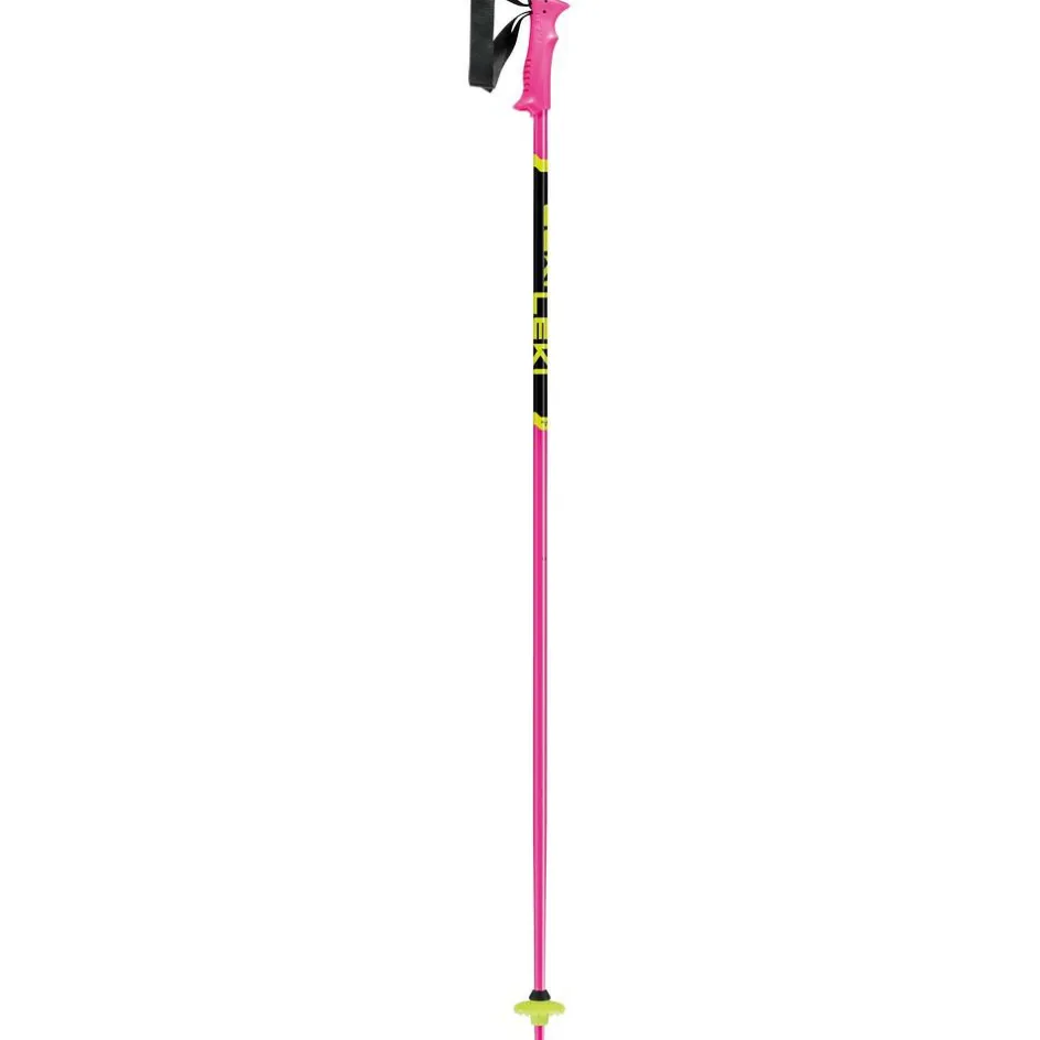 Leki Skistokken|Wintersport*Racing Kids skistokken junior neon pink black neon yellow