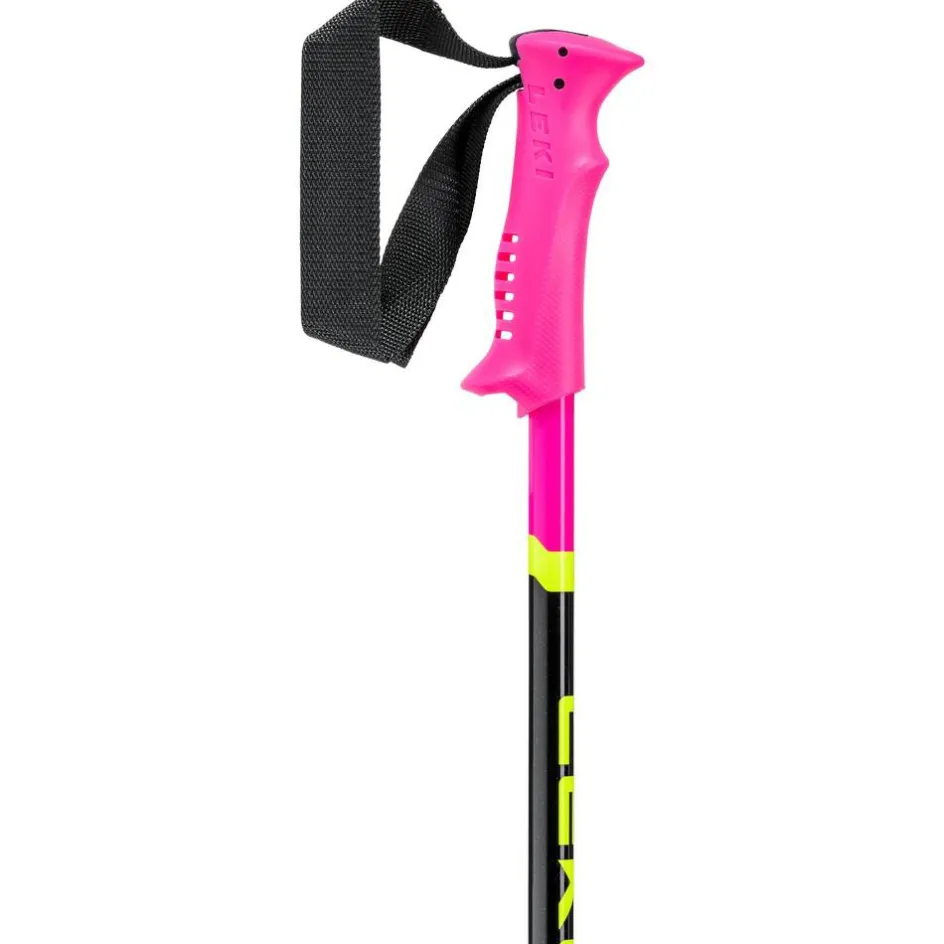 Leki Skistokken|Wintersport*Racing Kids skistokken junior neon pink black neon yellow