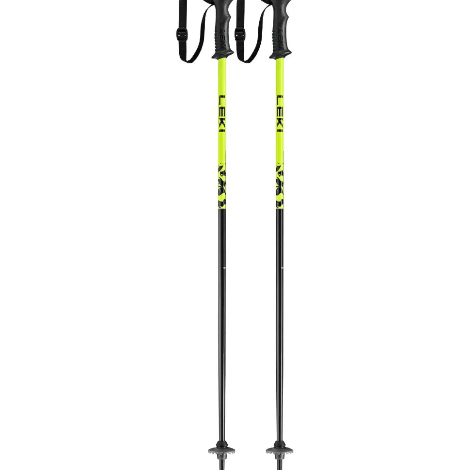 Leki Skistokken|Wintersport*Rider skistokken junior black neon yellow white