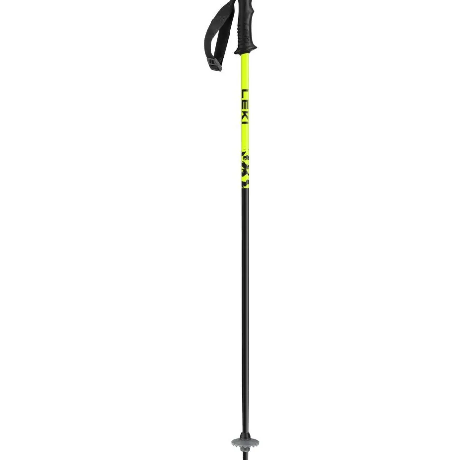 Leki Skistokken|Wintersport*Rider skistokken junior black neon yellow white