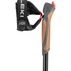 Leki Wandelen|Wandelstokken*Spin wandelstokken black silvergrey white