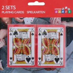 Lifetime Games Buitenspelen & Spelletjes* Speelkaarten set 2 stuks