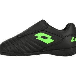 Lotto Voetbalschoenen*Milano 700 ID K zaalvoetbalschoenen junior all black spring green