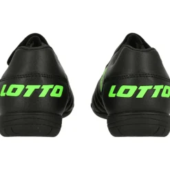 Lotto Voetbalschoenen*Milano 700 ID K zaalvoetbalschoenen junior all black spring green