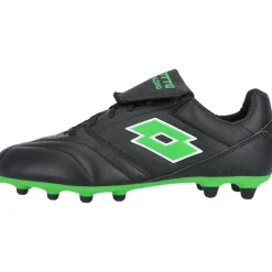 Lotto Voetbalschoenen*Stadio 200 FG voetbalschoenen heren all black spring green
