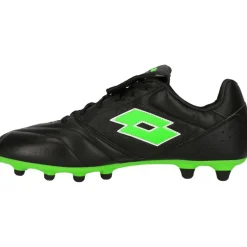 Lotto Voetbalschoenen*Stadio 200 III FG voetbalschoenen heren all black spring green