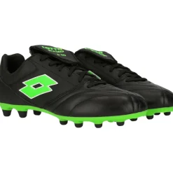Lotto Voetbalschoenen*Stadio 200 III FG voetbalschoenen heren all black spring green