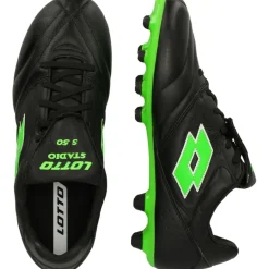 Lotto Voetbalschoenen*Stadio 200 III FG voetbalschoenen heren all black spring green