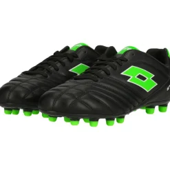 Lotto Voetbalschoenen*Stadio 300 III FG voetbalschoenen heren all black spring green