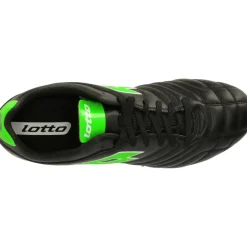 Lotto Voetbalschoenen*Stadio 300 III FG voetbalschoenen heren all black spring green
