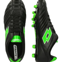 Lotto Voetbalschoenen*Stadio 300 III FG voetbalschoenen heren all black spring green