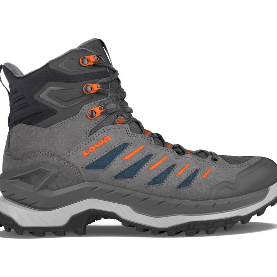 Lowa Wandelen|Wandelschoenen*Innovo GTX Mid wandelschoenen heren grey petrol