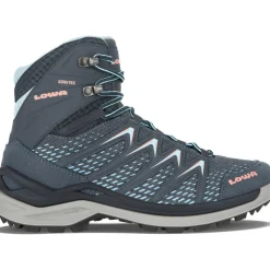 Lowa Wandelen|Wandelschoenen*Innox Pro GTX Mid Ws wandelschoenen dames steelblue salmon