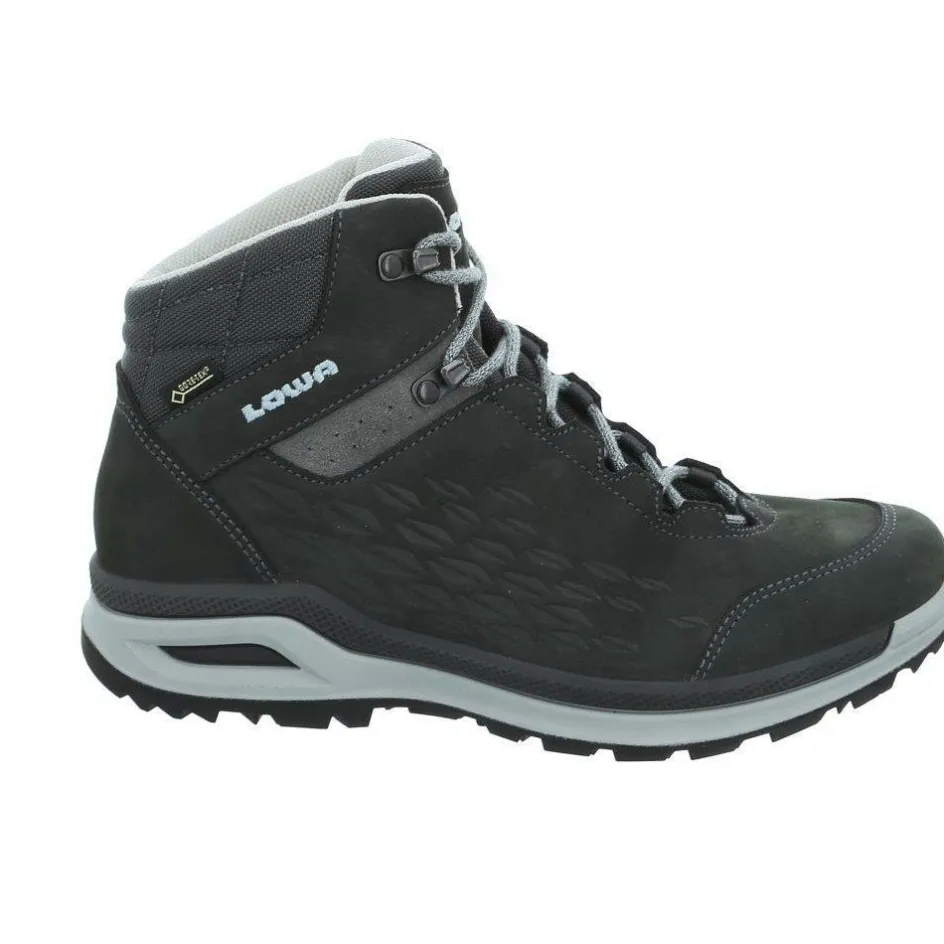 Lowa Wandelschoenen|Wandelschoenen*Locarno GTX QC wandelschoenen dames anthracite ice blue