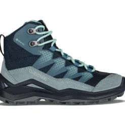 Lowa Wandelen|Wandelschoenen*Maddox Pro GTX Mid wandelschoenen junior jeugd navy smoke blue
