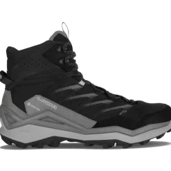 Lowa Wandelen|Wandelschoenen*Maddox Pro GTX Mid Wide wandelschoenen heren black grey