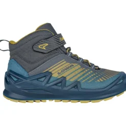Lowa Wandelen|Wandelschoenen*Merger GTX CQ Mid wandelschoenen junior petrol mustard