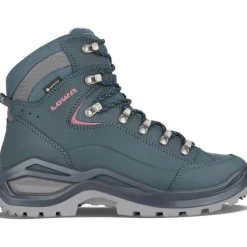 Lowa Wandelen|Wandelschoenen*Renegade Evo GTX Mid Ws wandelschoenen dames steelblue oldrose