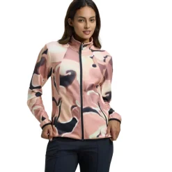 Luhta Ski Vesten|Wintersport*Auttoinen fleece vest dames abricot