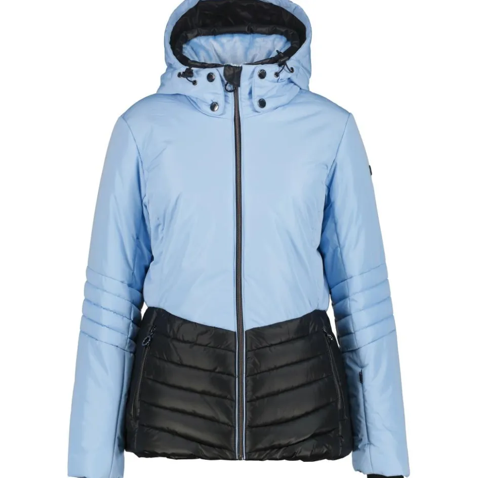 Luhta Ski Jassen|Wintersport*Halkis winterjas dames light blue