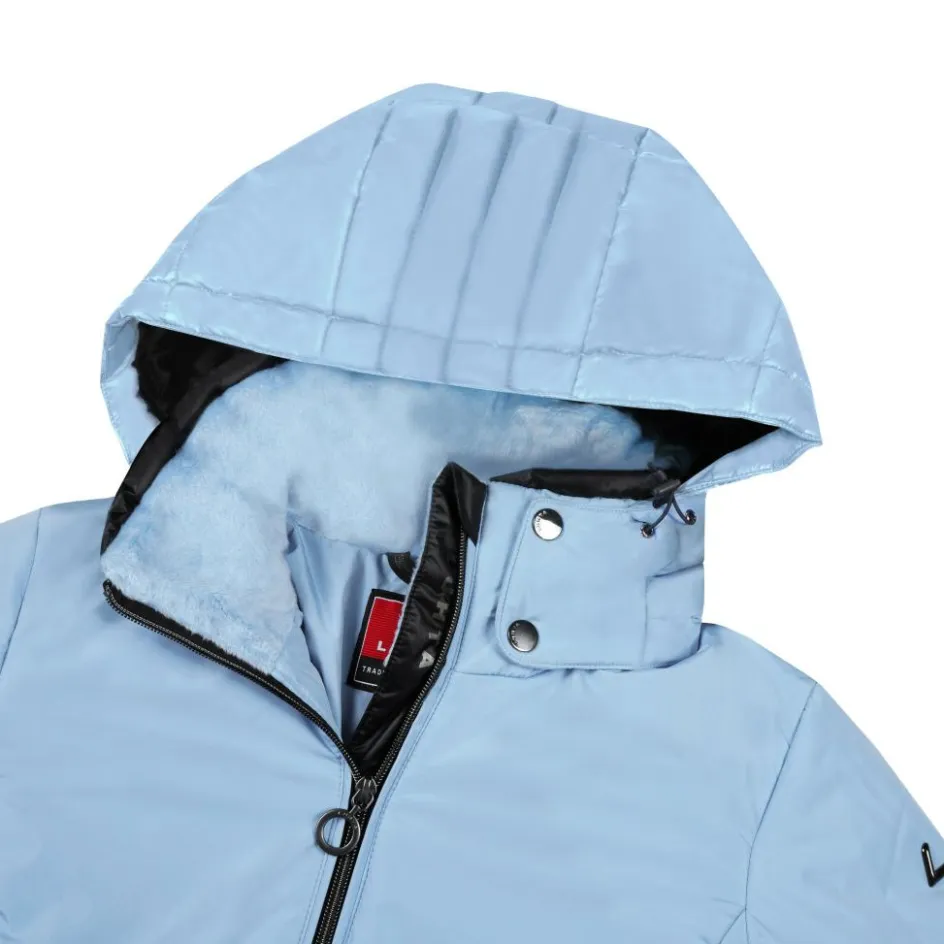 Luhta Ski Jassen|Wintersport*Halkis winterjas dames light blue