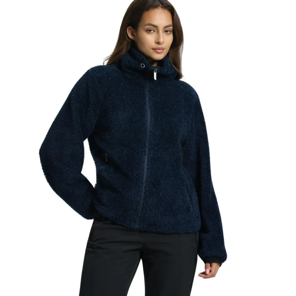 Luhta Ski Vesten|Wintersport*Iissalo fleece vest dames dark blue