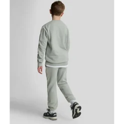 Lyle & Scott Broeken* MLB2021V joggingbroek junior grey mirage