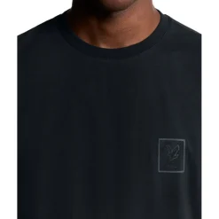 Lyle & Scott Shirts, Polo's & Blouses* Sports Tonal Logo shirt heren dark navy