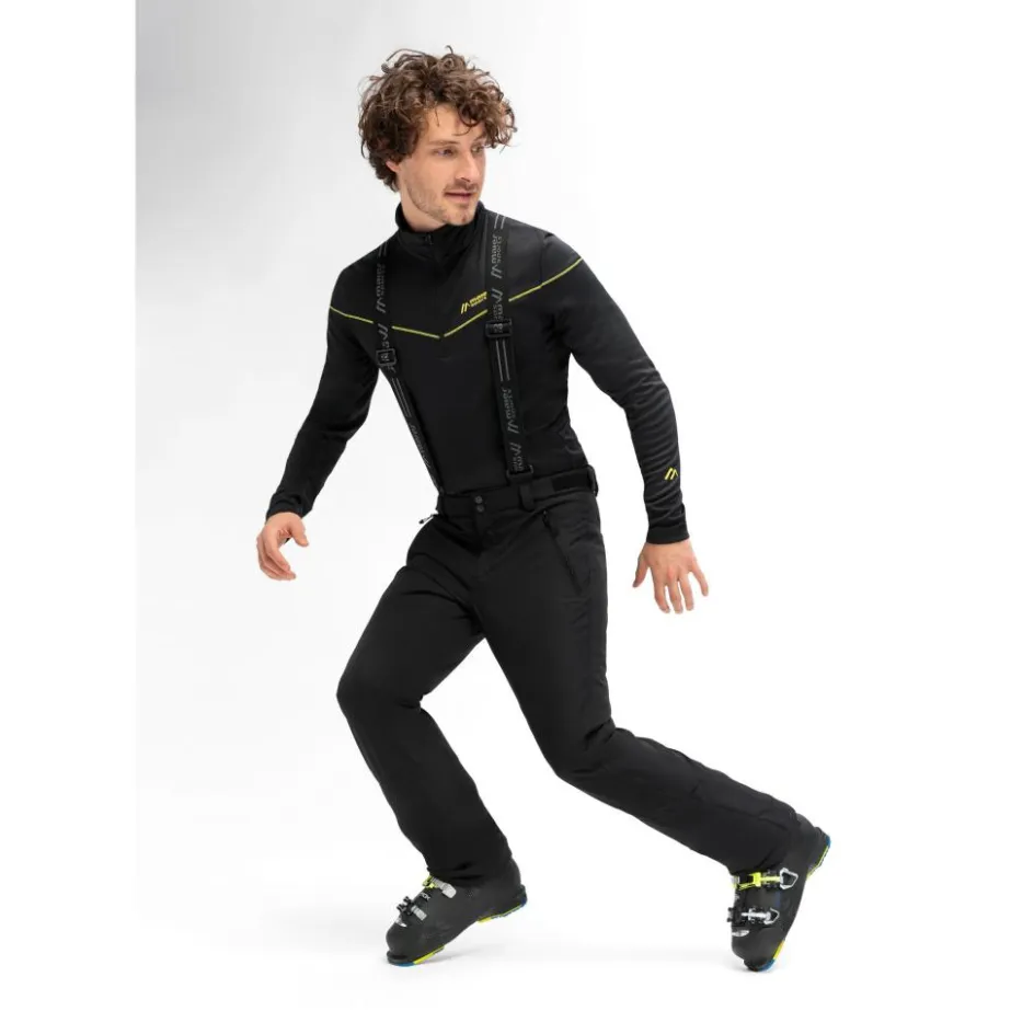 Maier Sports Skibroeken|Wintersport* ANTON SLIM 2.0 skibroek heren black