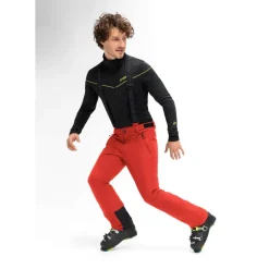 Maier Sports Skibroeken|Wintersport* ANTON SLIM 2.0 skibroek heren paprika flame